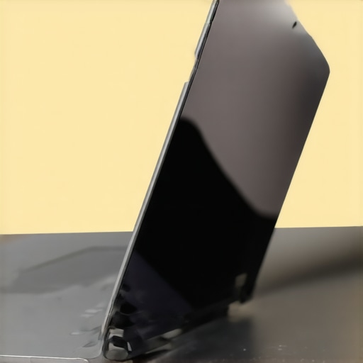 A foldable laptop with AI capabilities in a university environment