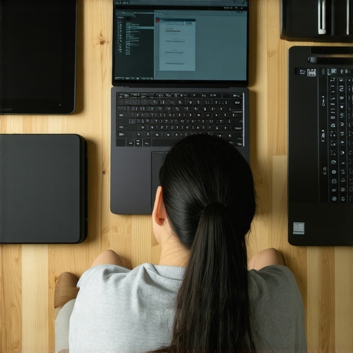 Student comparing various budget laptops suited for engineering tasks