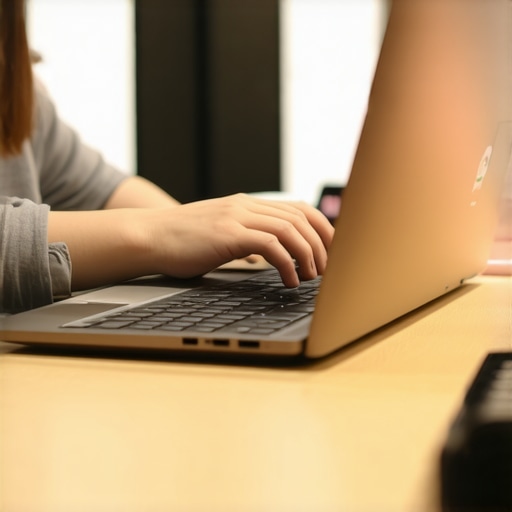 Student configuring Chromebook settings to prevent overheating during study