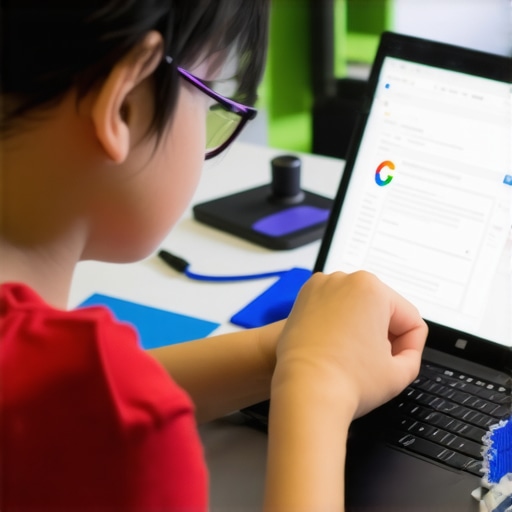 A student cleaning and updating their Chromebook to keep it running smoothly